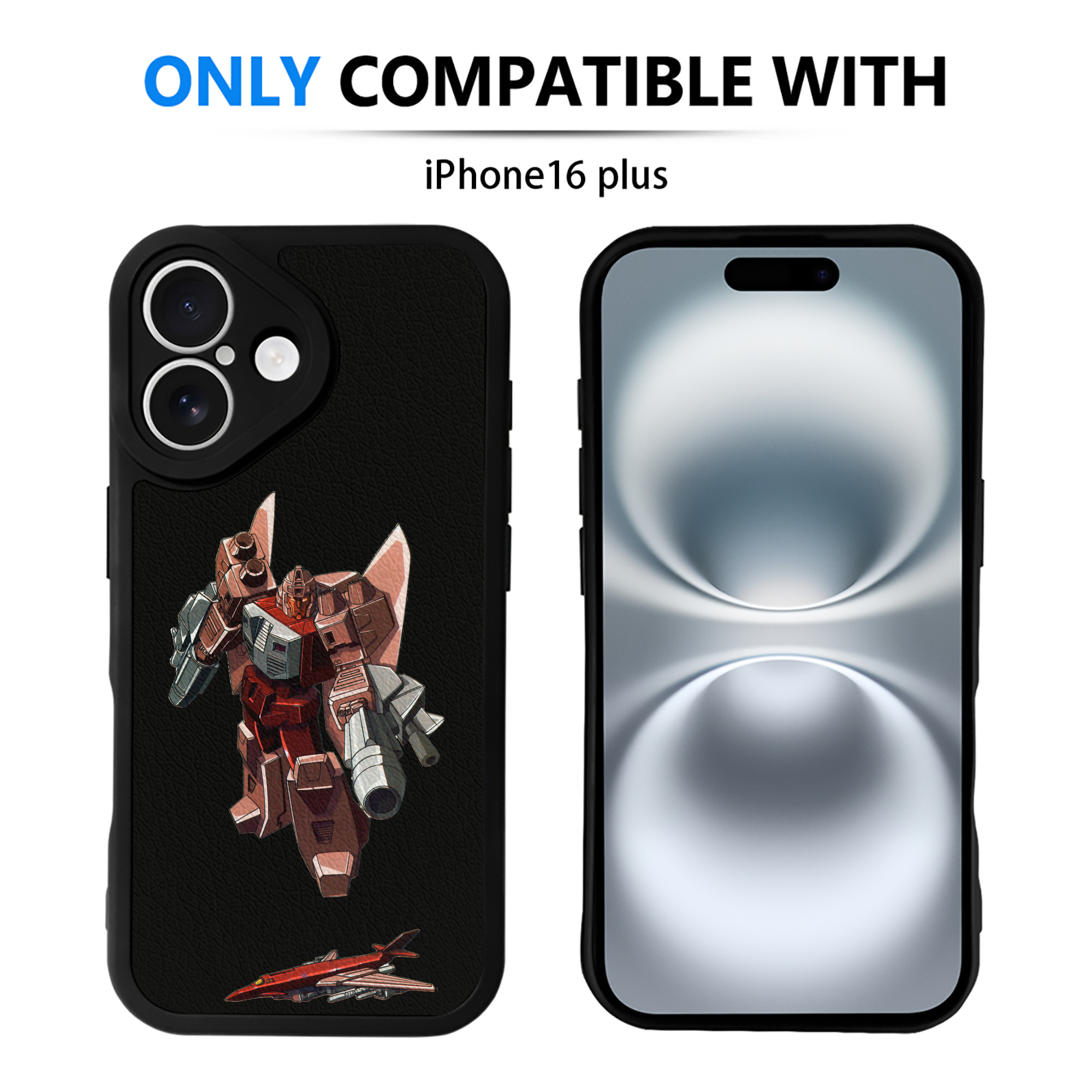 （画像用）  【iPhone 16シリーズ対応】シリコンスマホケース（レザー調） 材質：シリコン